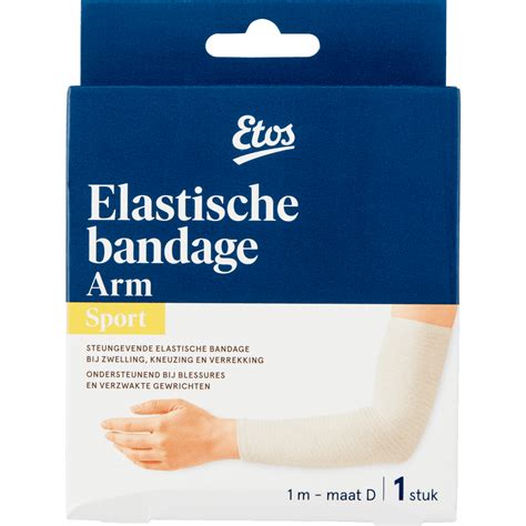 Etos Sport Elastische Bandage Arm Wit 1 EA .